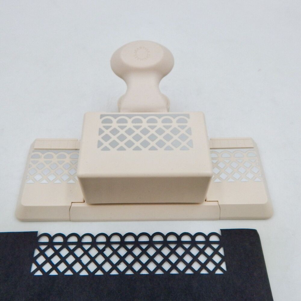 Martha Stewart Garden Trellis Edge Paper Punch Edging Design Scrapbooking
